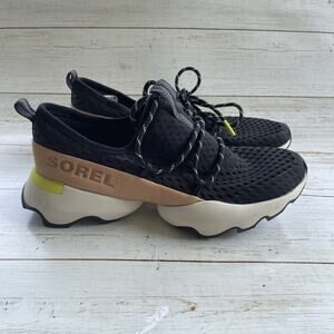 Sorel Kinetic Impact Lace Sneaker Women 6 Lace Up Casual Shoes NL4073-010 Nice